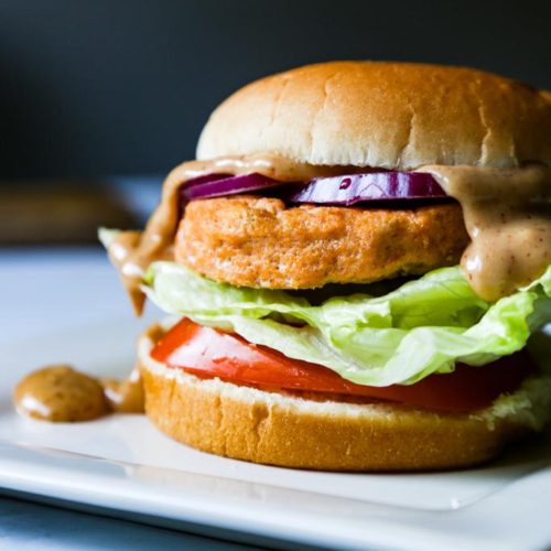 Salmon Burger – Eat Up! Kitchen